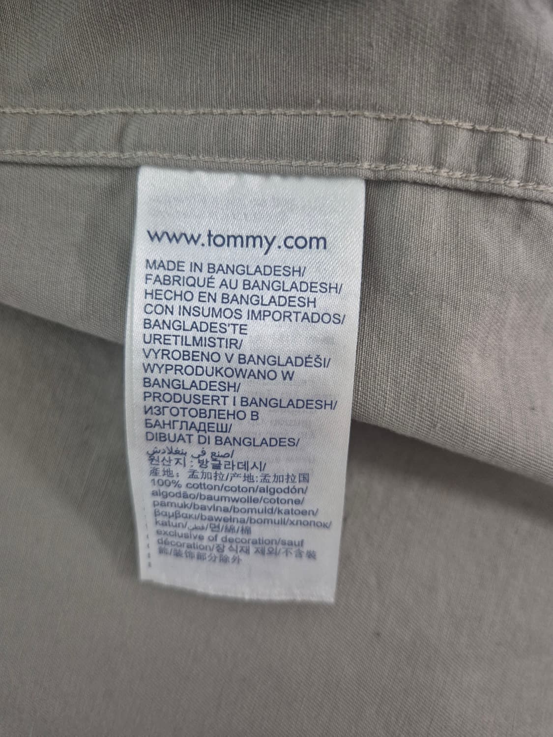 타미진스 코튼 베이직 플래그 셔츠 자켓 상품이미지3