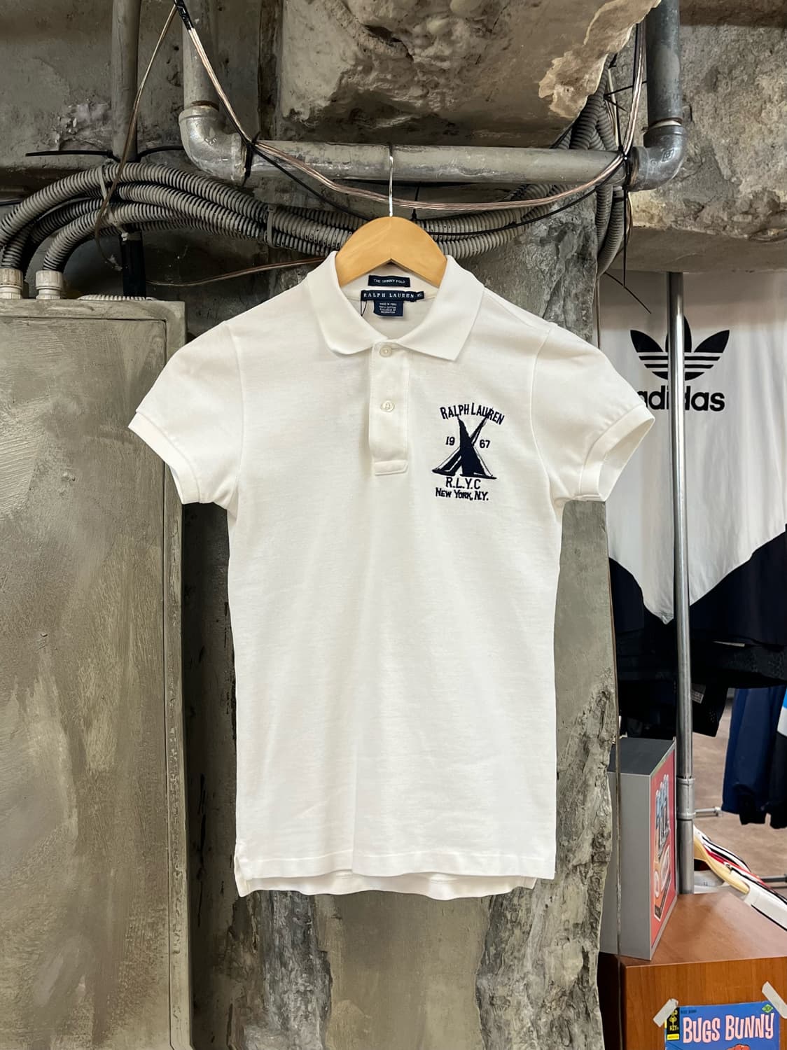 폴로 랄프로렌 반팔 카라티 화이트 XS #csz2745 상품이미지1