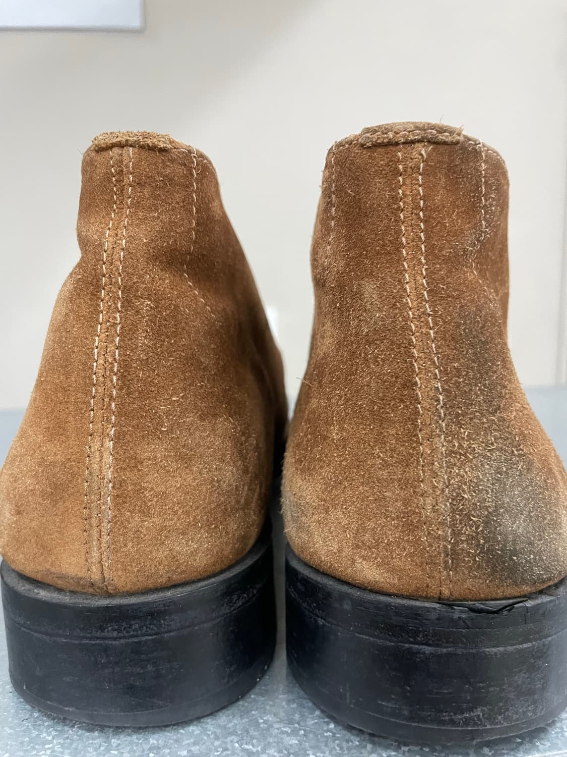 존 화이트 스웨이드 슈즈 9 상품이미지8