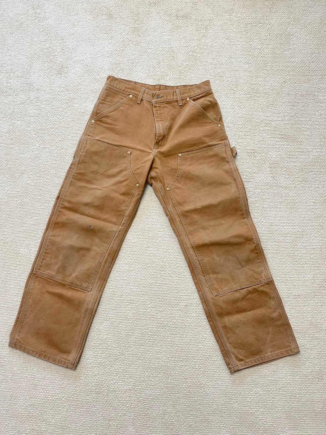 90s 미국 생산 칼하트 더블니 팬츠 상품이미지1