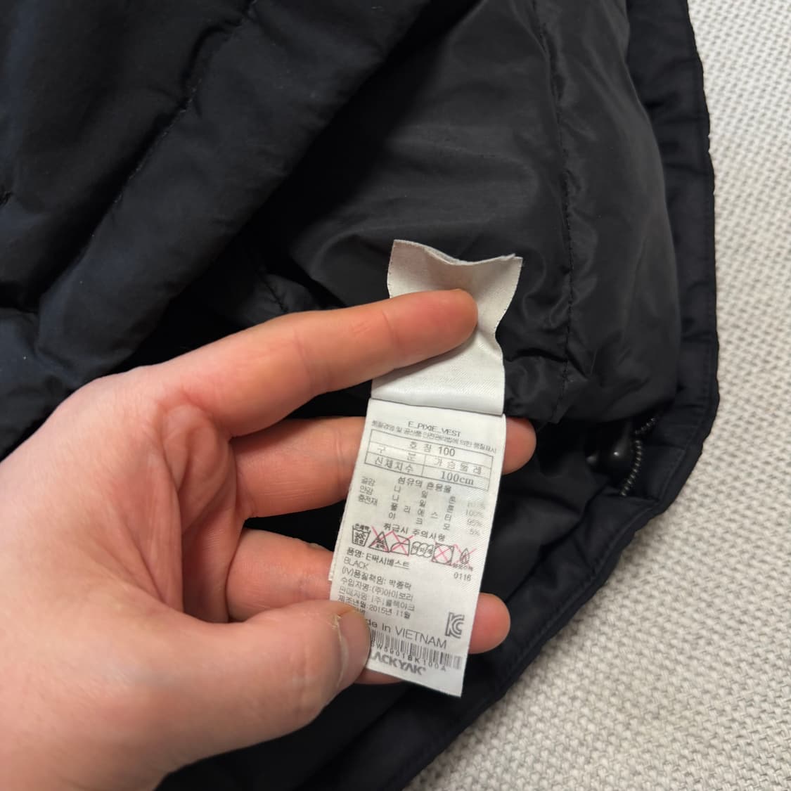 블랙야크 팀 후드 패딩 조끼 상품이미지4