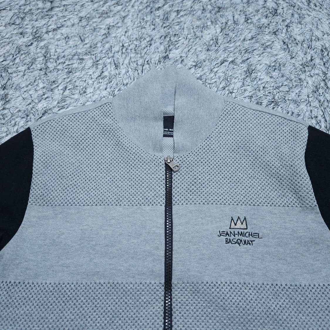 장미셸바스키아)95 남자 니트집업 골프집업 / 왕눈이샵 상품이미지3