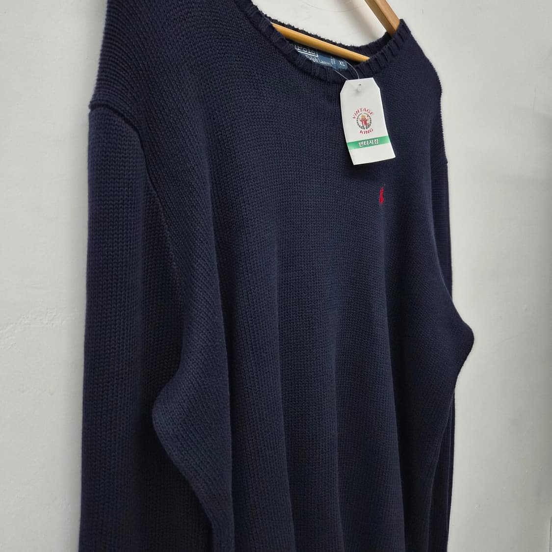 폴로 랄프로렌 네이비 니트 긴팔 남성 XL 상품이미지4