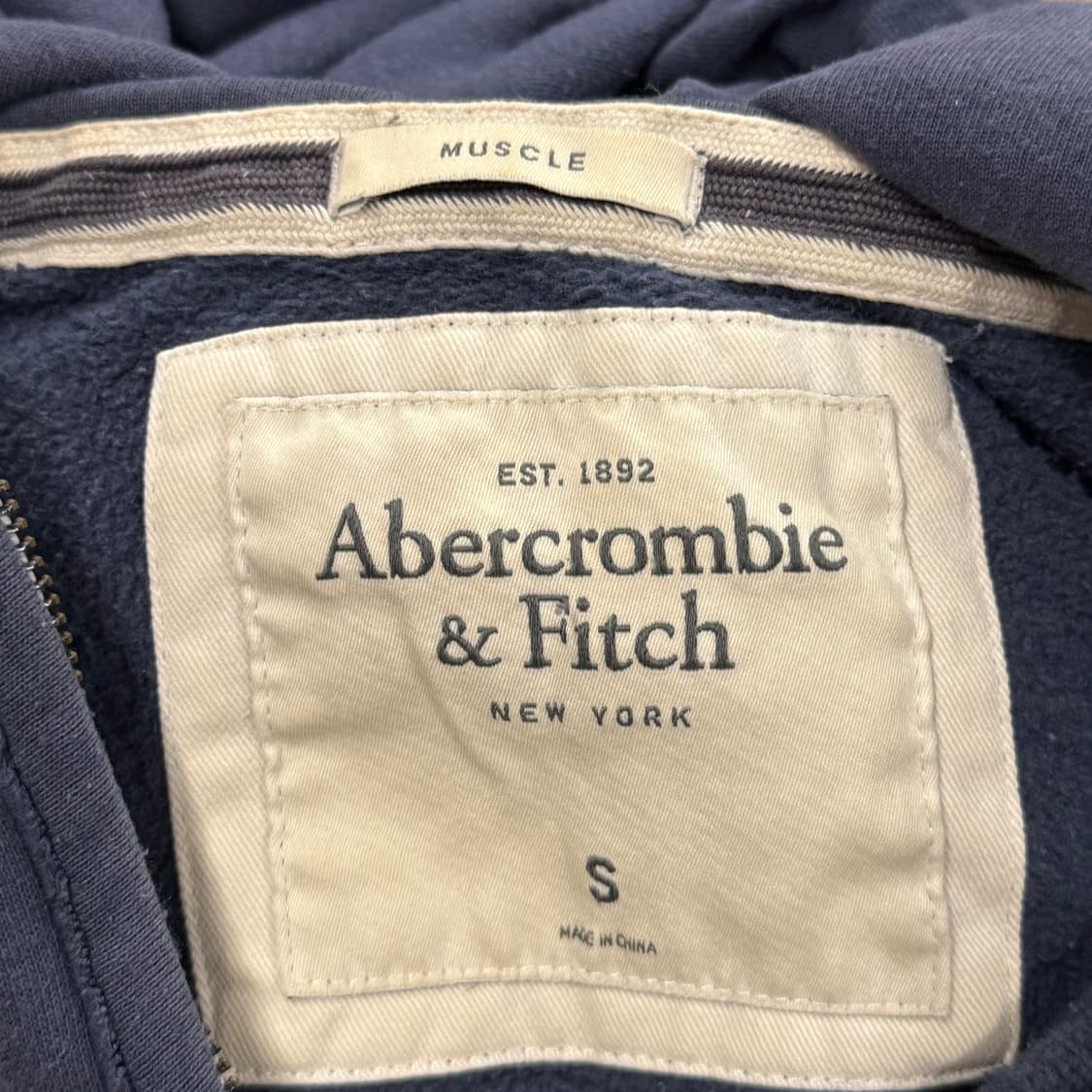 아베크롬비 네이비 후드집업 상품이미지6