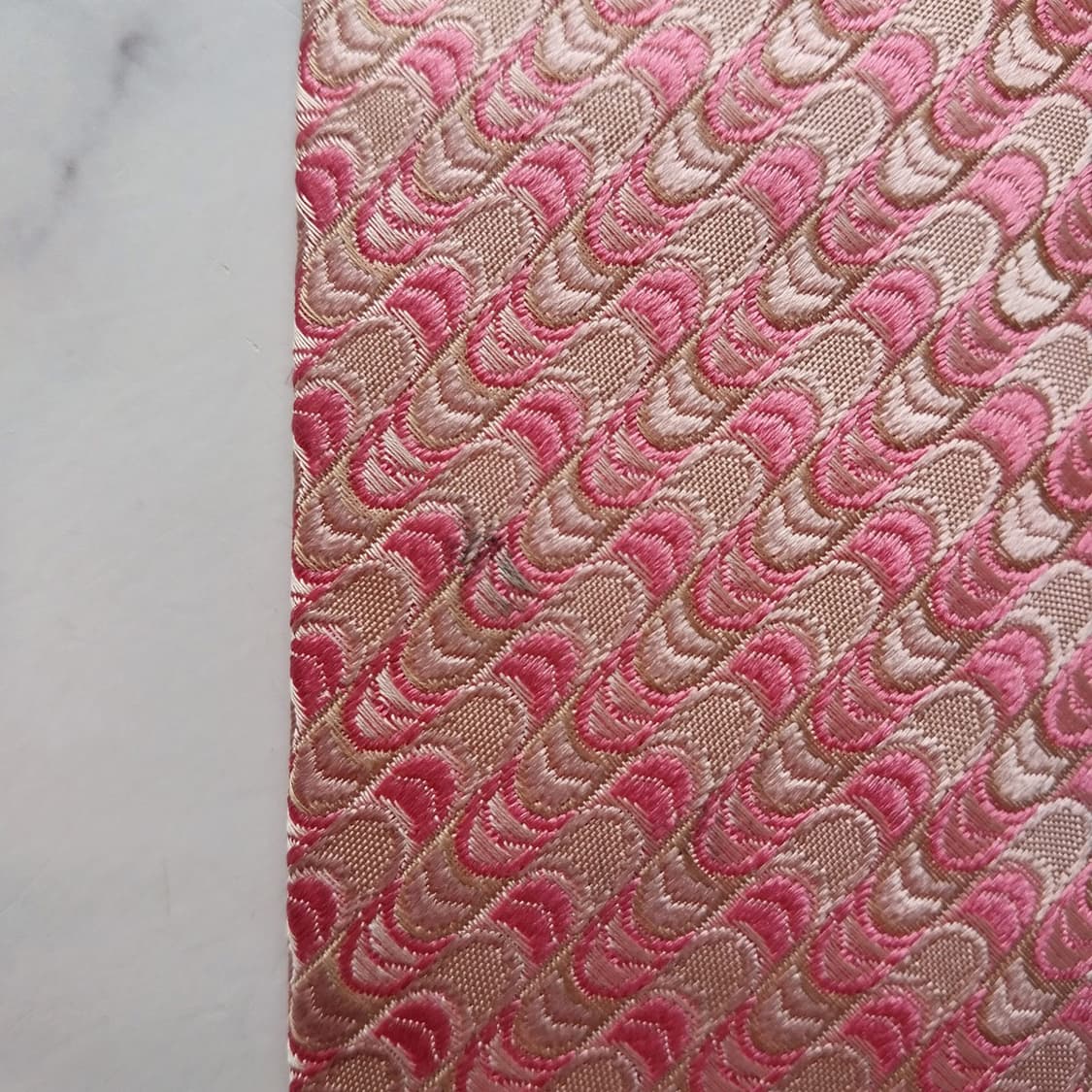 베르사체 실크 자카드 패턴 넥타이 9cm A~A+등급 K2101 상품이미지6