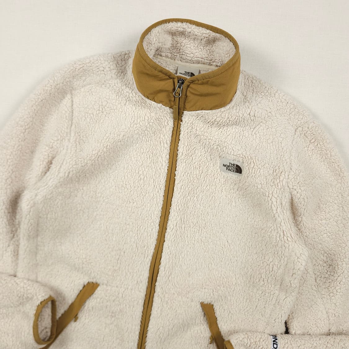 S(90) 노스페이스 플리스 점퍼 아이보리 상품이미지1