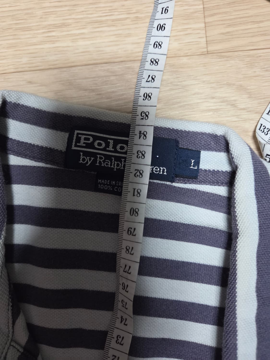 POLO RALPH 단가라 포켓 카라 반팔 티셔츠  상품이미지5