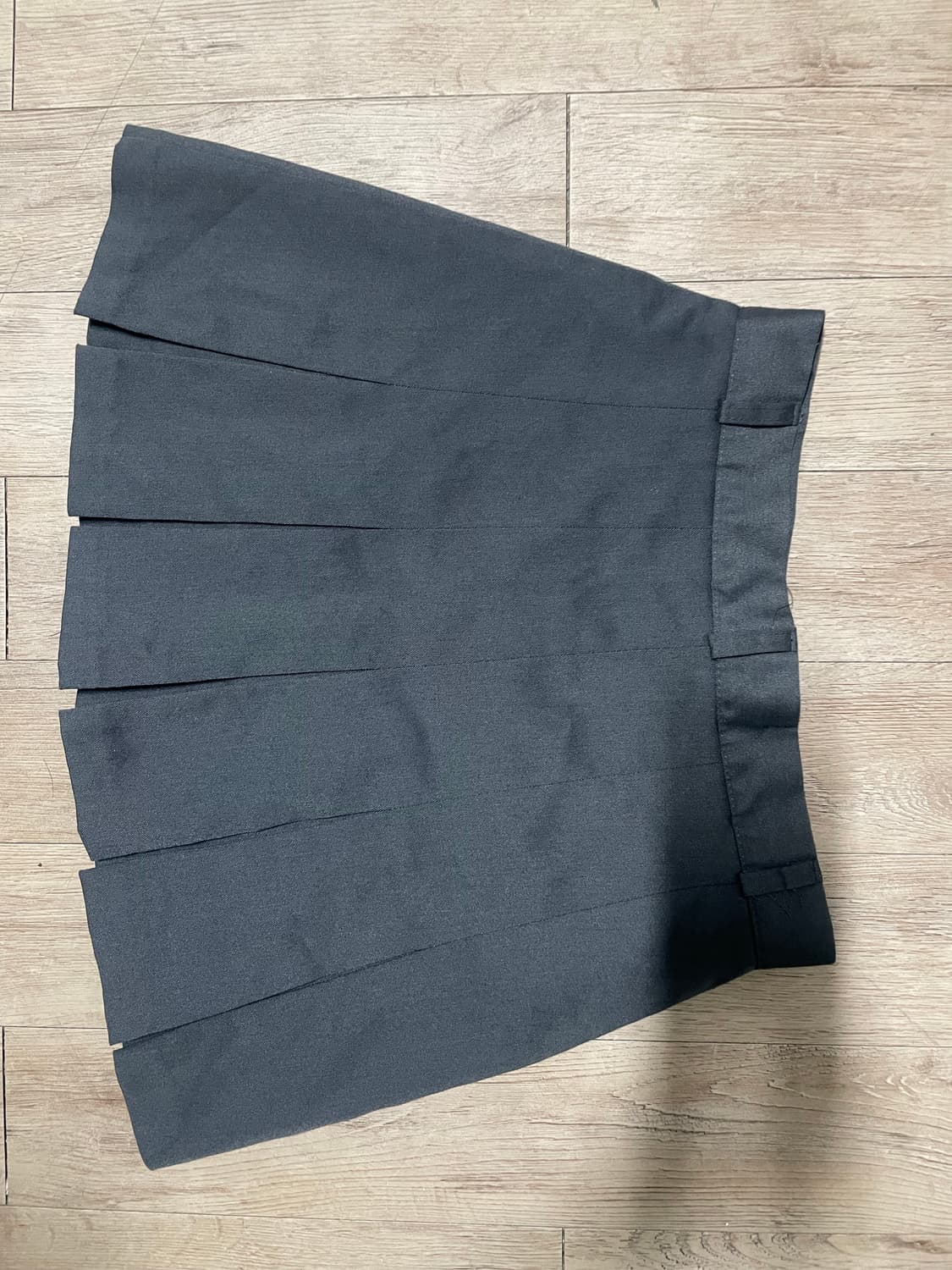 차콜 플리츠 미니 스커트 M 상품이미지2