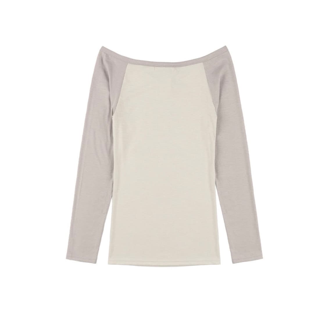 팬시클럽 헤븐리 오프숄더 롱슬리브 베이지 상품이미지4