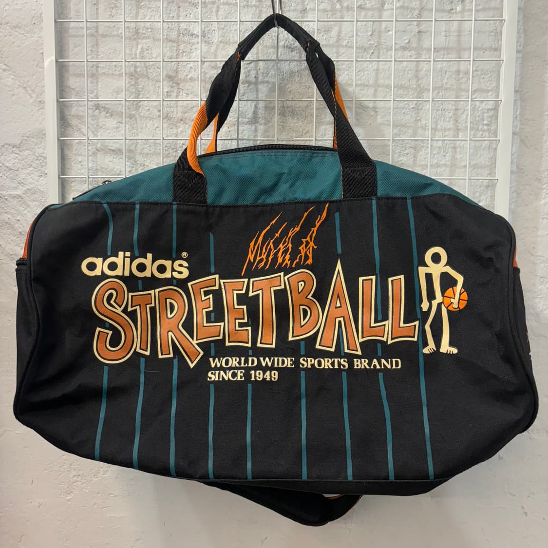 90s 아디다스 올드스쿨 빈티지 스트릿볼 베스킷볼 크로스백 OS 상품이미지2