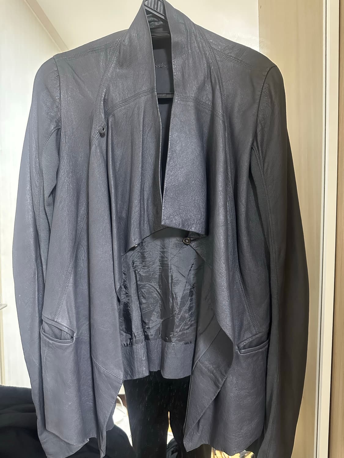 Rick owens 릭오웬스 레더 자켓 판매 상품이미지1