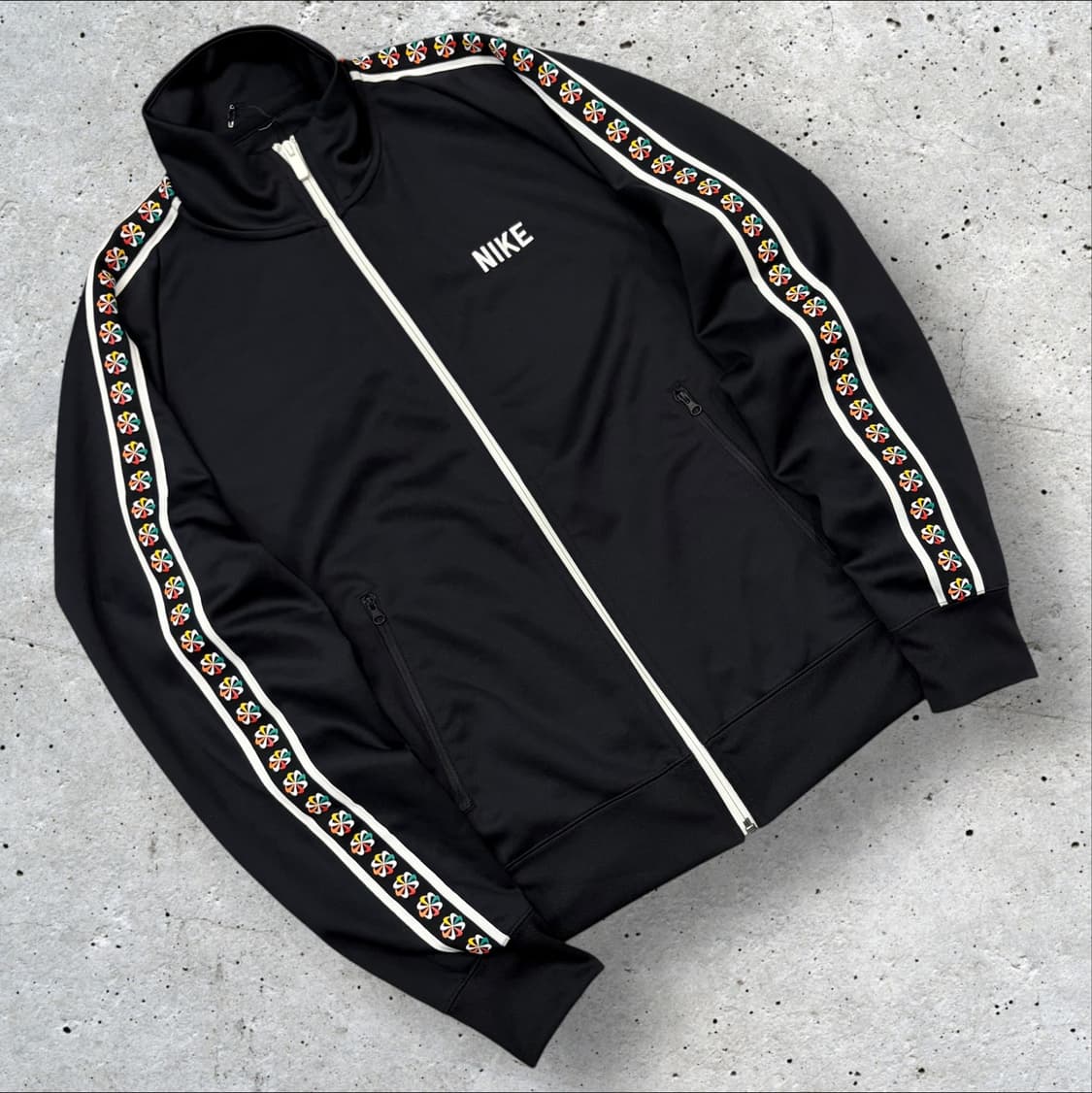 [M] 나이키 블랙 트랙탑 져지 집업 D255 상품이미지1