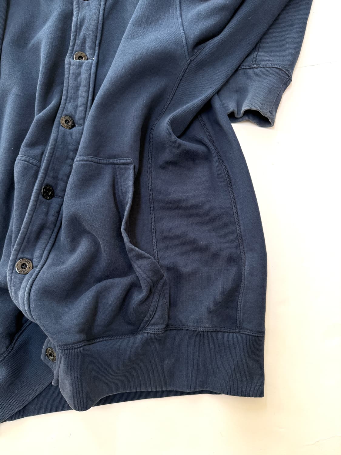 Stone Island 스탠드넥 버튼 스웻 가디건 상품이미지8