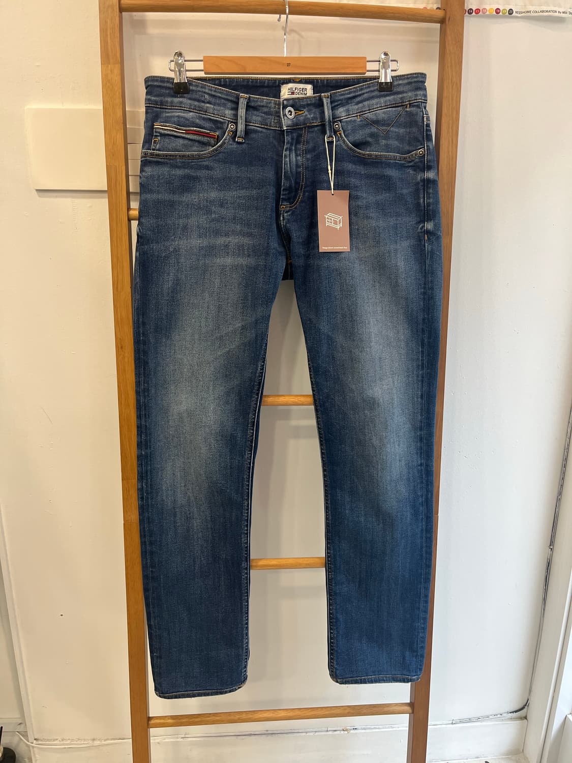 타미힐피거 SCANTON 슬림핏 데님 / 다크워싱 스트레치 청바지 상품이미지1