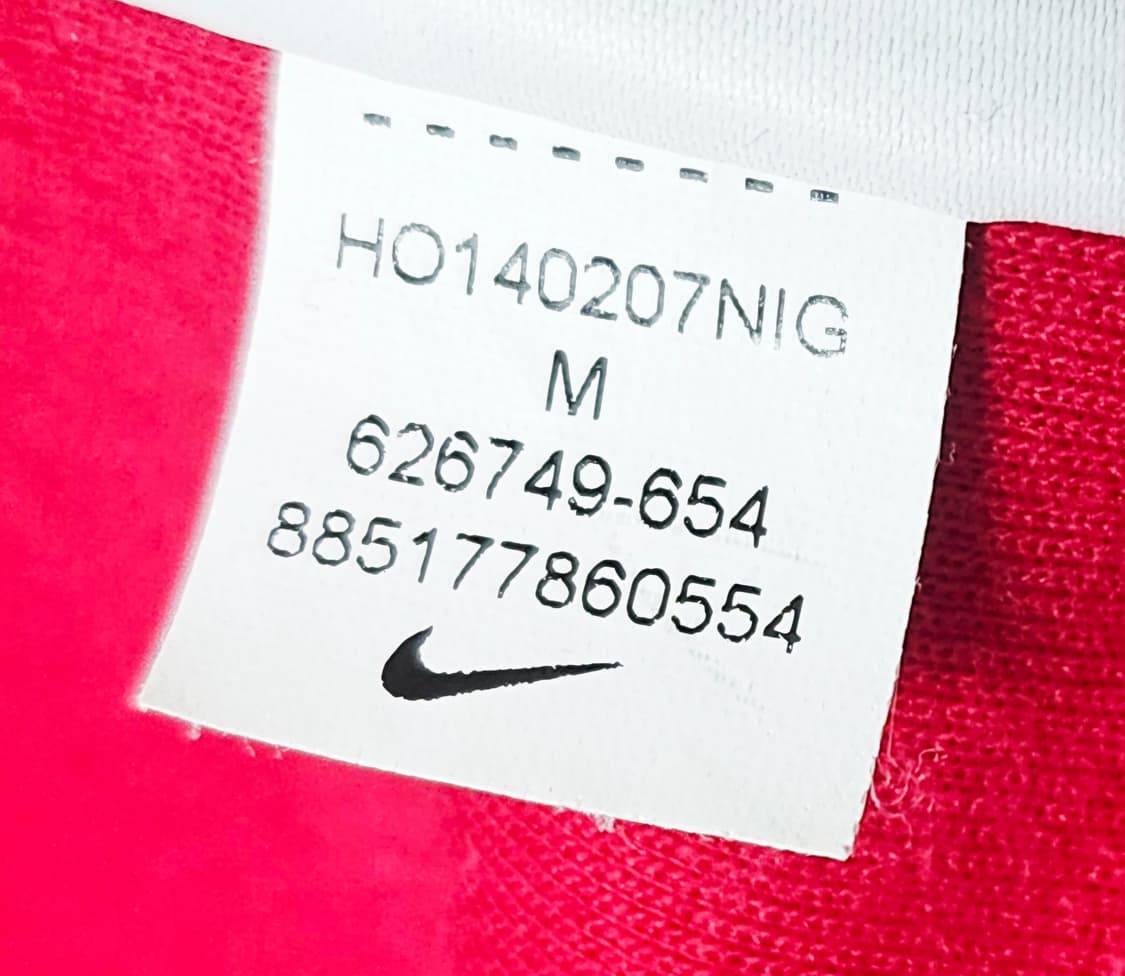 (100)L☆우주매물☆나이키 맨유 테크팩N98 2중지퍼[빨검] 트랙탑져지 상품이미지4