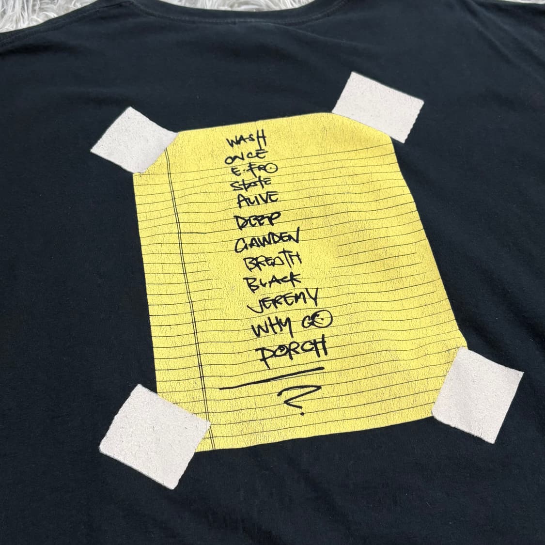 빈티지 Pearl Jam 펄잼 Alive 포스트잇 티셔츠 상품이미지5