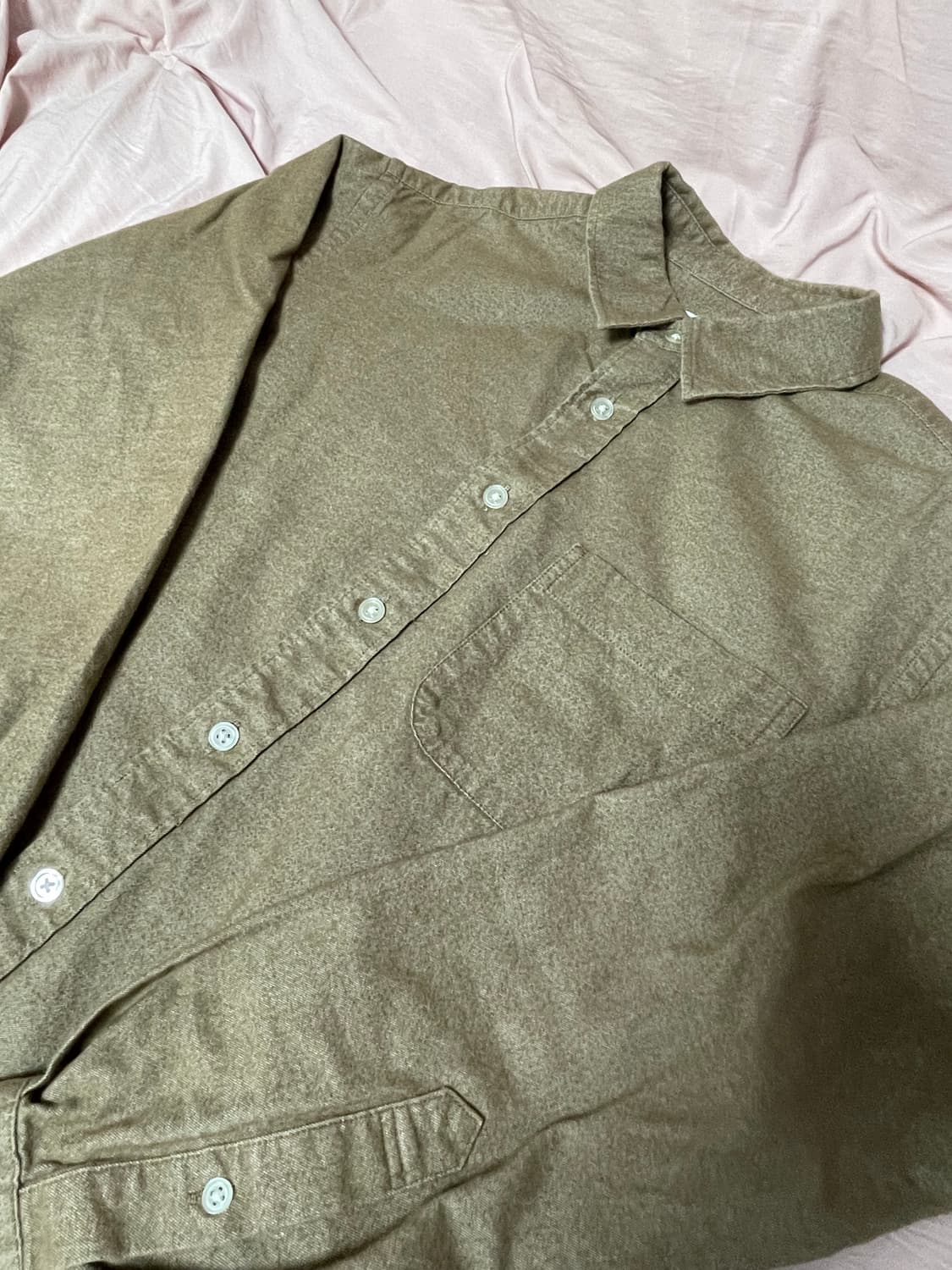 빈티지 브라운 셔츠 상품이미지1