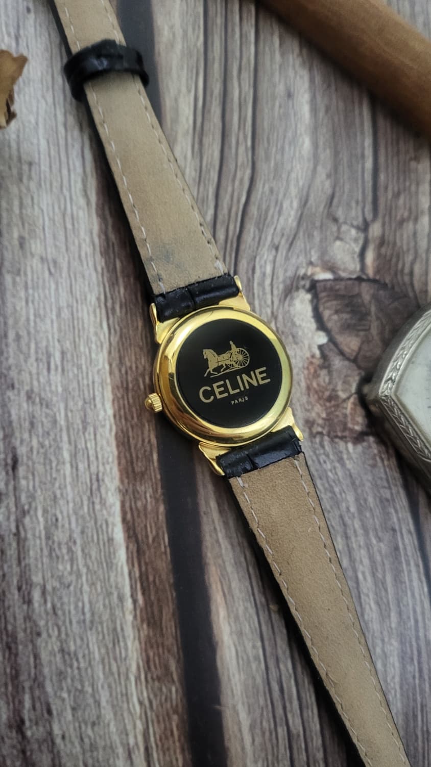 [연말세일]정품 셀린느 스몰 세컨즈 골드 쿼츠시계 상품이미지8