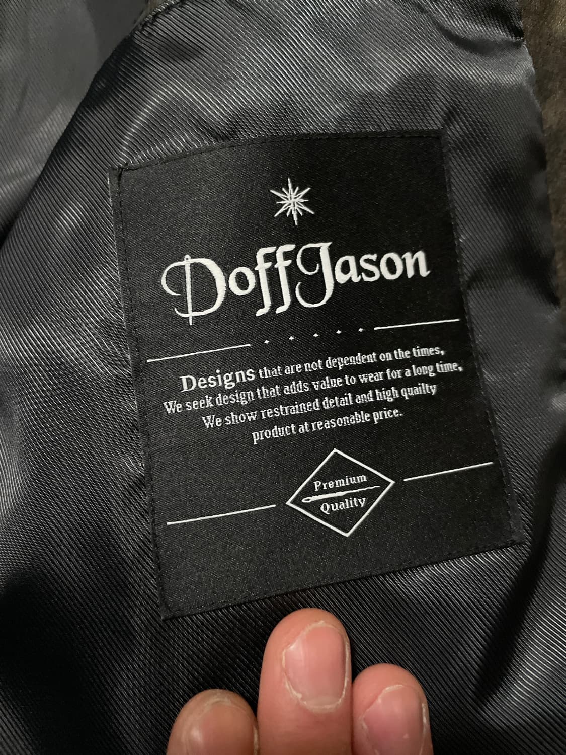 도프제이슨 빈티지 워싱 레거 스트럭쳐 블레이저 자켓 상품이미지9