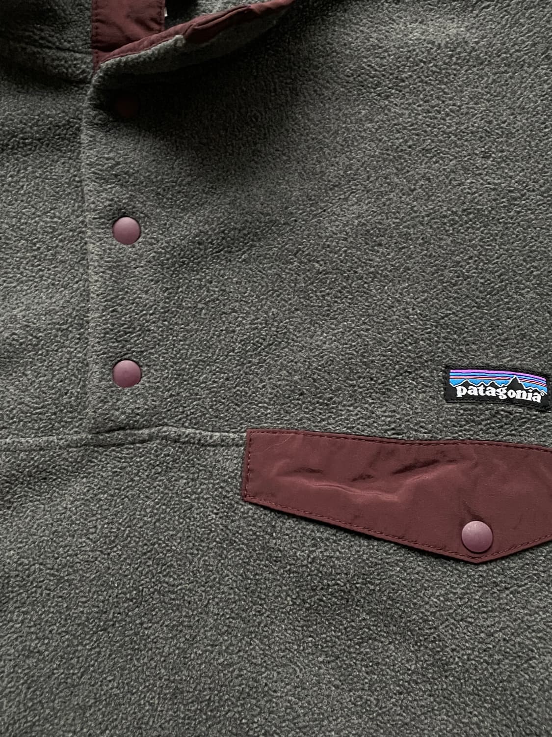 파타고니아 신칠라 니켈 그레이 브라운 플리스 patagonia 상품이미지4