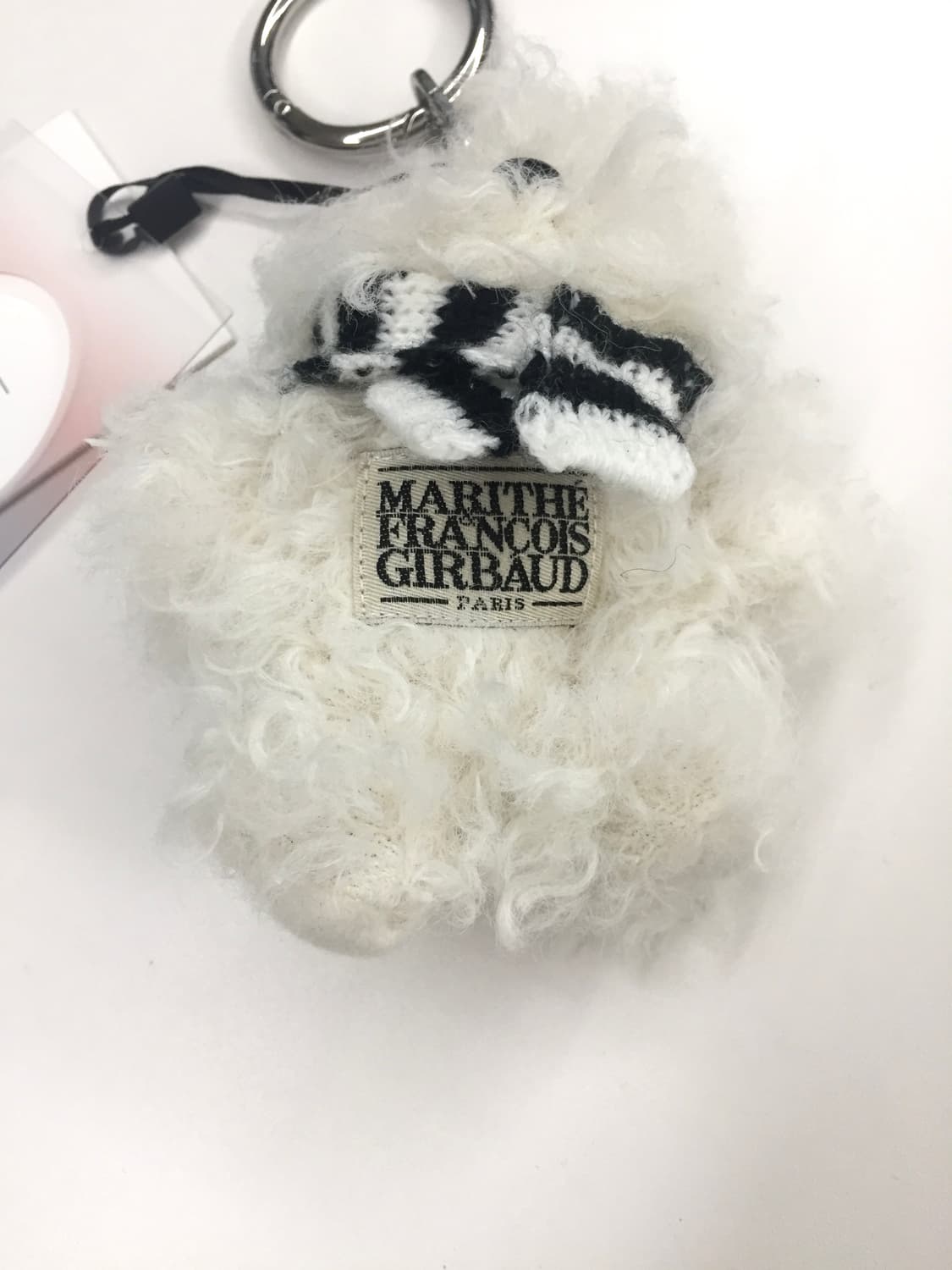 마리떼 프랑소와 저버 곰돌이 키링 화이트 상품이미지4