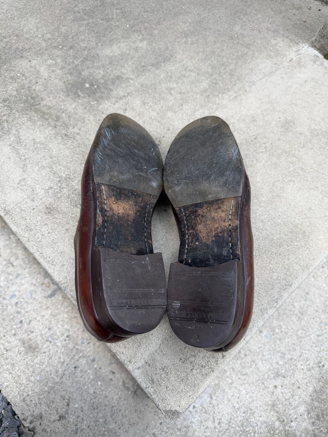 2000s LOUIS VUITTON 빈티지 루이비통 레더 로퍼 상품이미지8