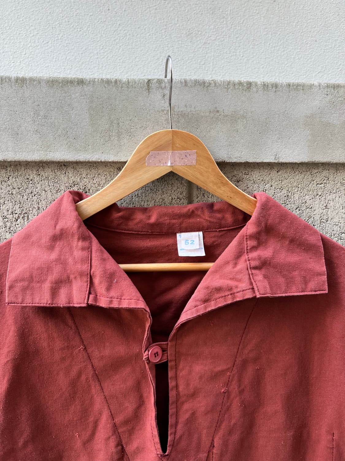 FADED RED OLD FRENCH FISHERMAN 피셔맨스목자켓 상품이미지6