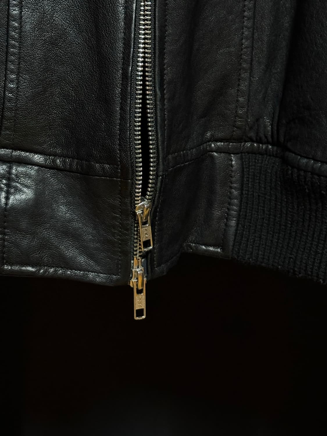 홀리선 캐피탈 레더 자켓 L 상품이미지3