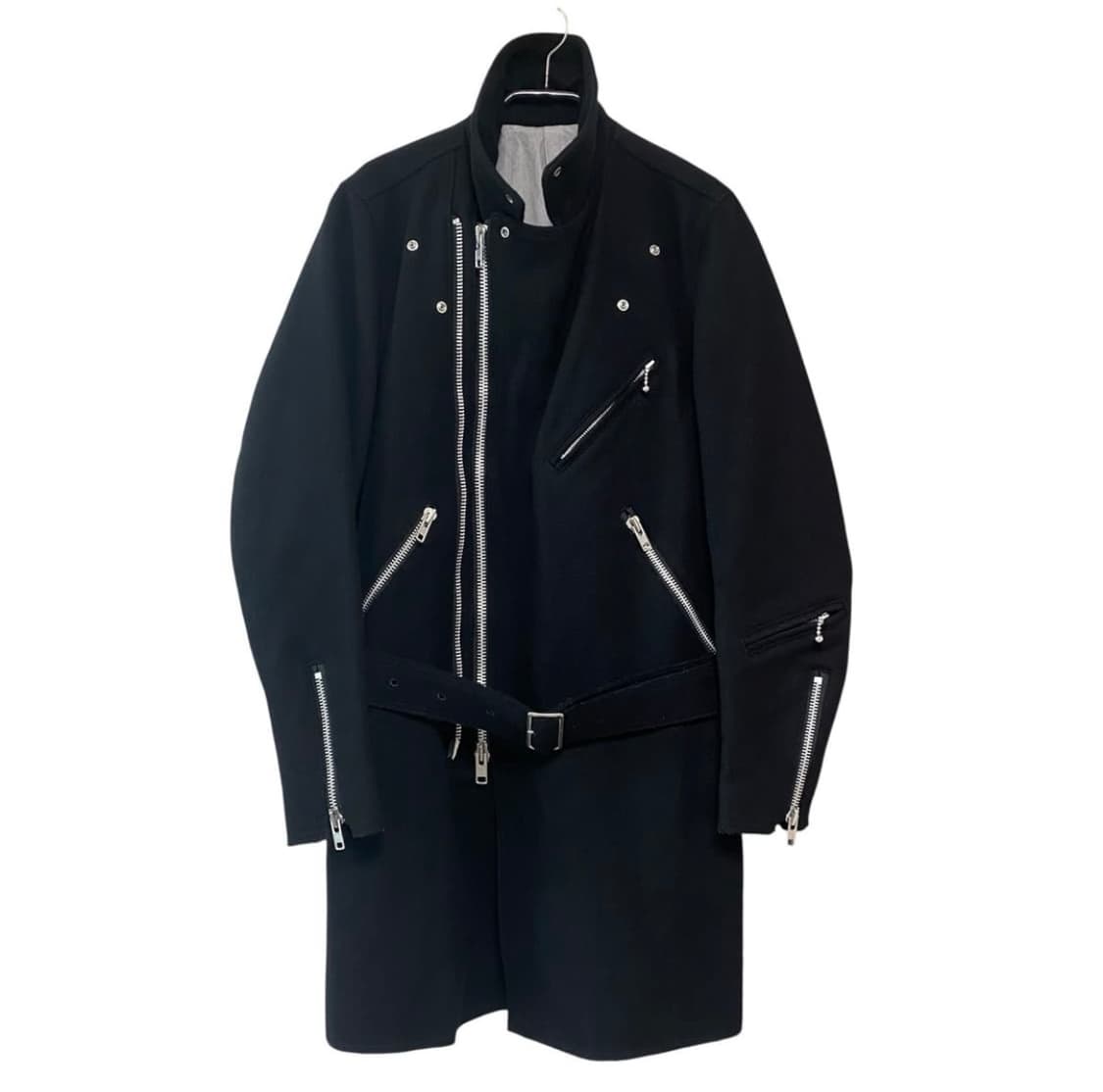 [2] The Viridi-anne 17AW 울 멜튼 라이더 코트 상품이미지2