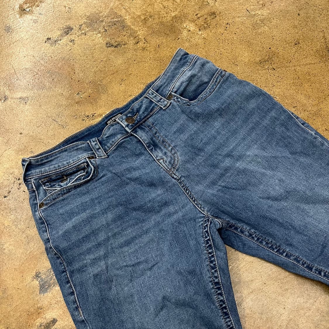[정품/38] 트루릴리젼 블루 데님 청바지 b8 상품이미지1