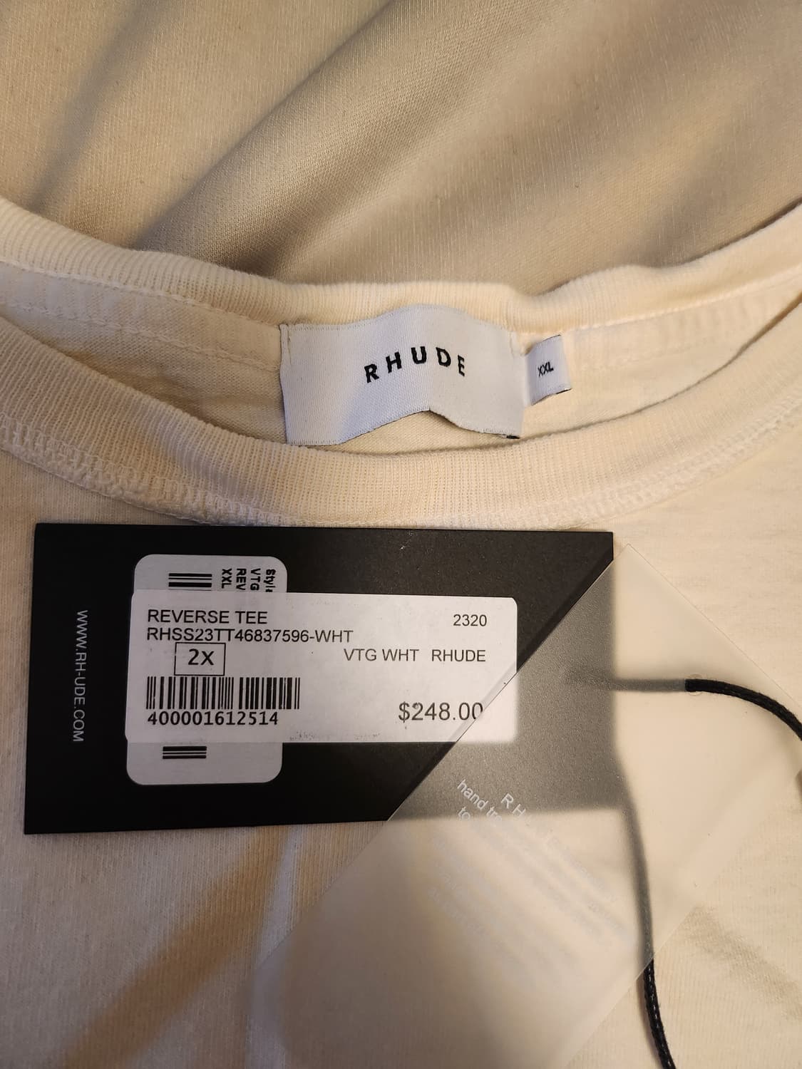 루드 리버스티셔츠 2XL 상품이미지2