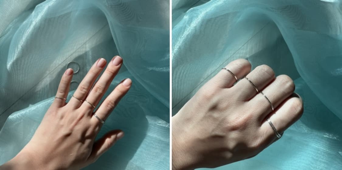 (새상품) 925실버 실반지 순은반지 실버반지 상품이미지6