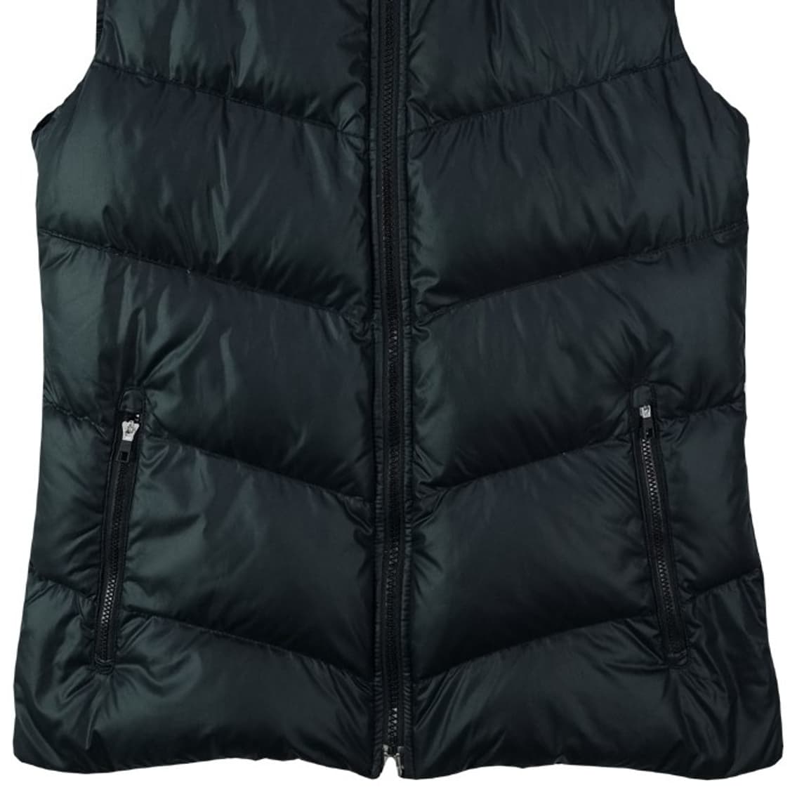 [나이키] 스우시 프린팅 덕다운 후드 패딩 베스트 조끼 블랙 M18287 상품이미지5