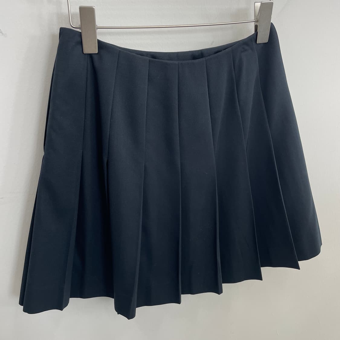 크리스찬 디올 블랙 플리츠 미니 스커트 상품이미지3