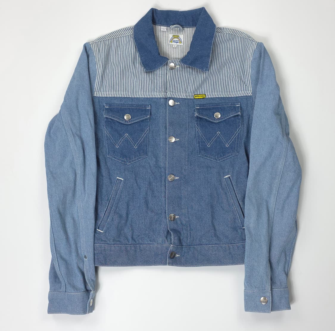랭글러x피터맥스 웨스턴 데님자켓 연청 + 중청 (M) 상품이미지1