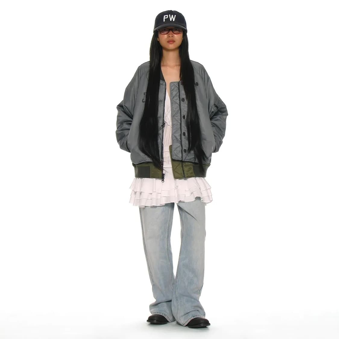 파르티멘토 우먼 MA-1 봄버 자켓 (Khaki Green) 상품이미지2