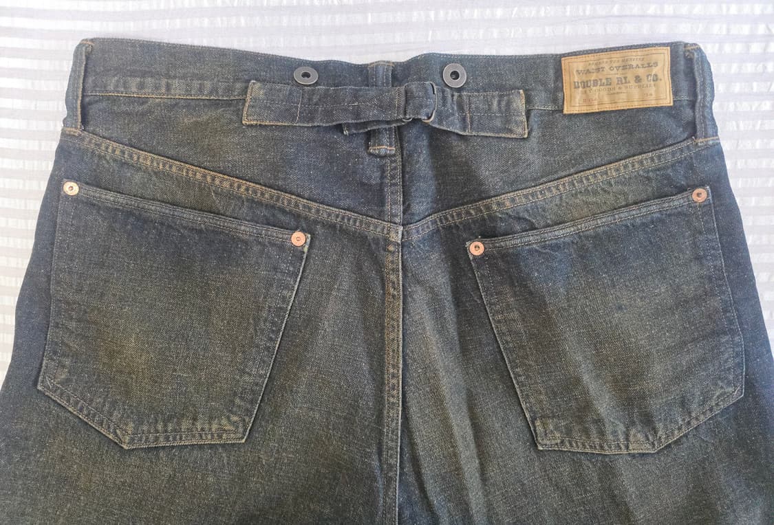 [RRL] 신치백 서스펜더 데님 34x32 (782612365001) 상품이미지4