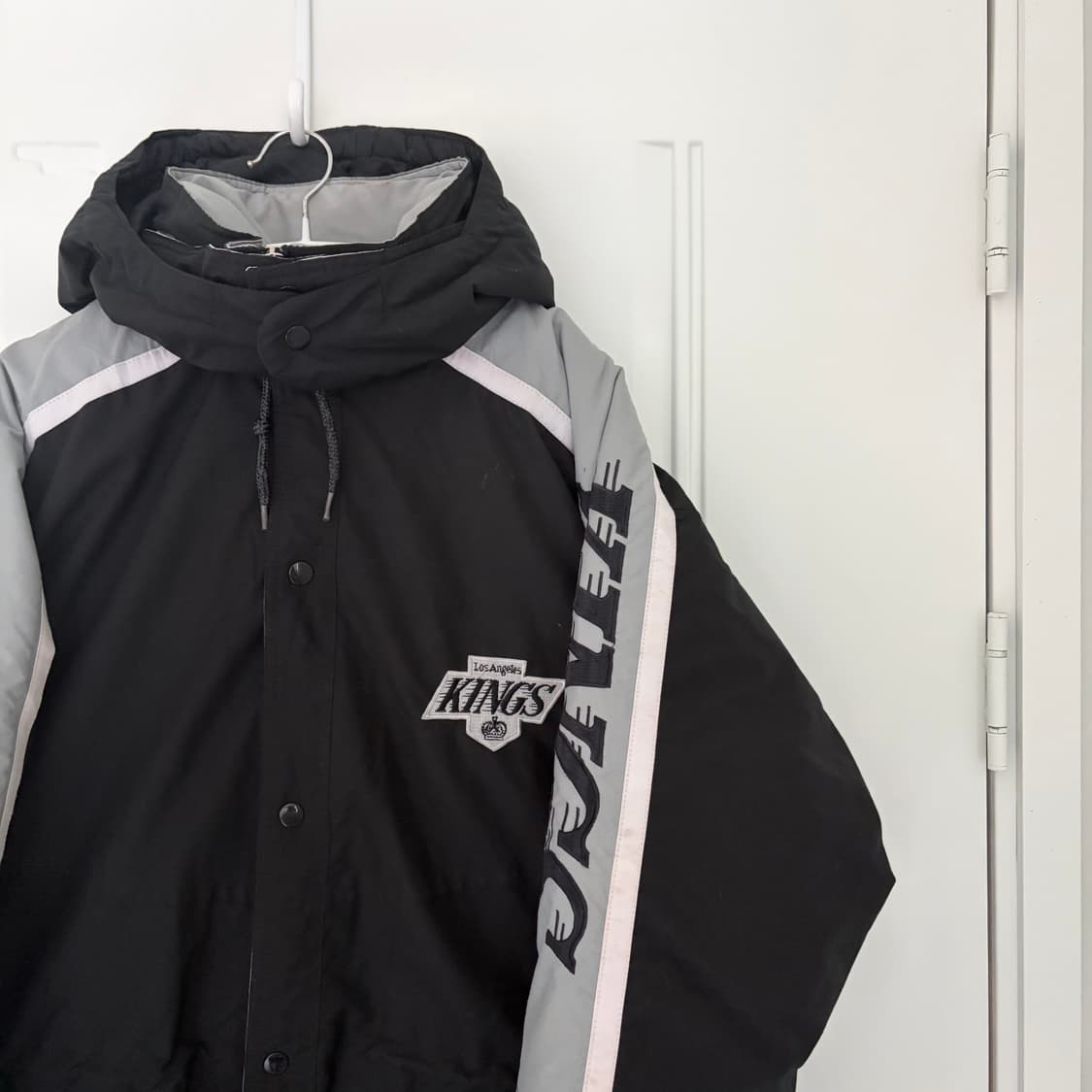00s 스타터 NHL 로스앤젤레스 킹스 롱 파카 XL 상품이미지3