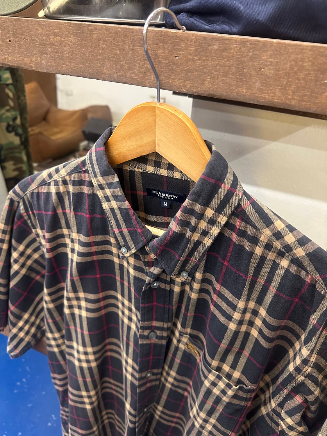 Burberry 버버리 체크반팔셔츠 상품이미지3