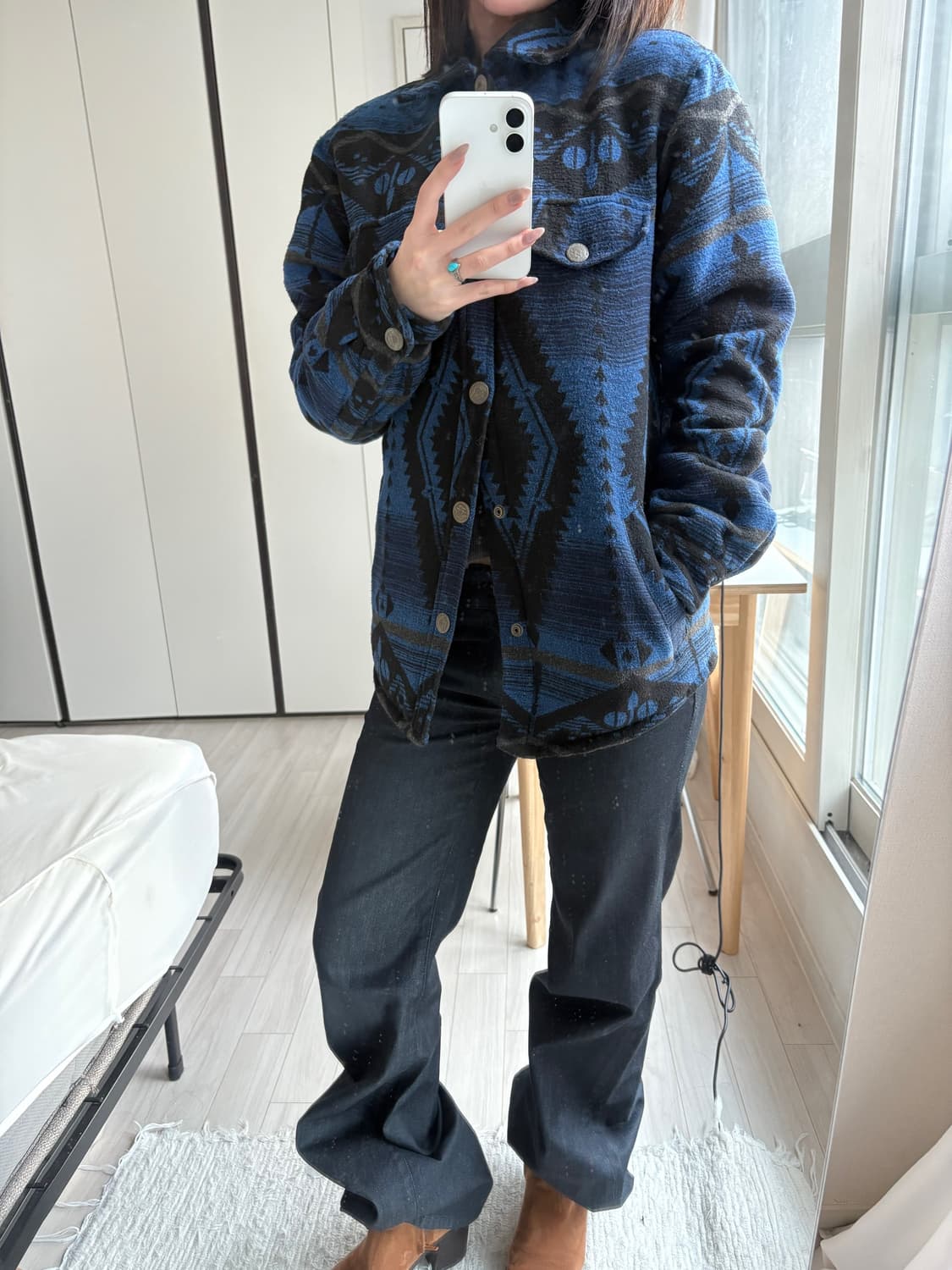 Navajo Quilted Padded Shirt 상품이미지2