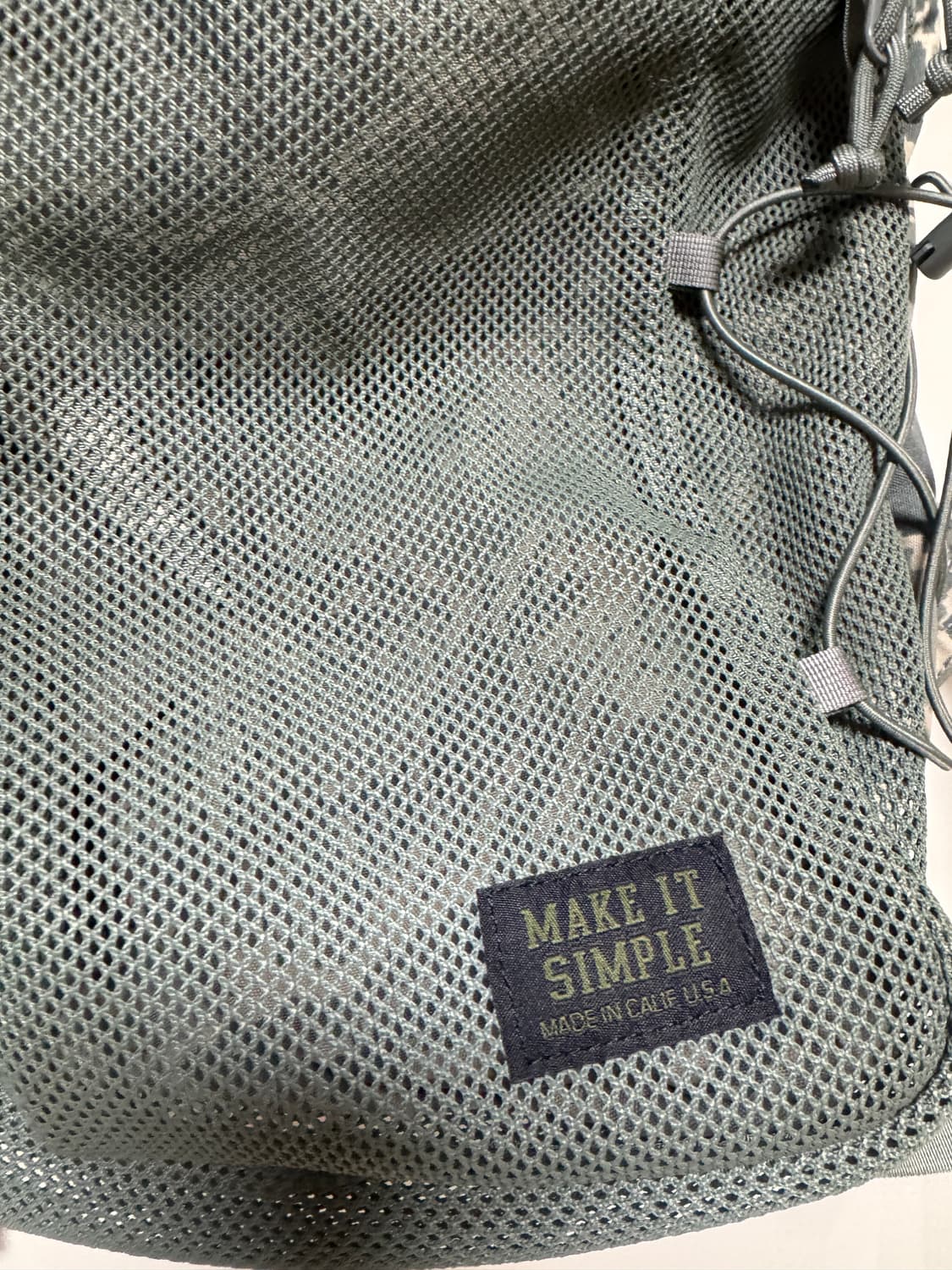 make it simple(mis)밀리터리 메쉬백팩 made in usa 상품이미지3