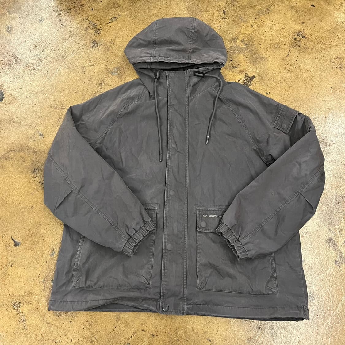 [정품/105] 스노우피크 후드 야상 점퍼 그레이 b18 상품이미지2