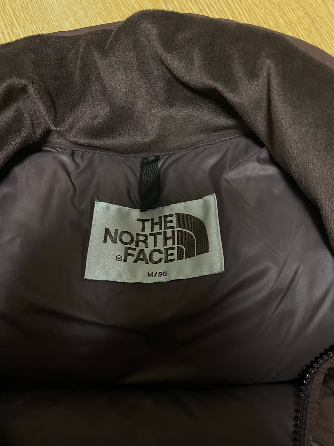 (W) 노스페이스 눕시 다운 베스트 브라운 정품 상품이미지3