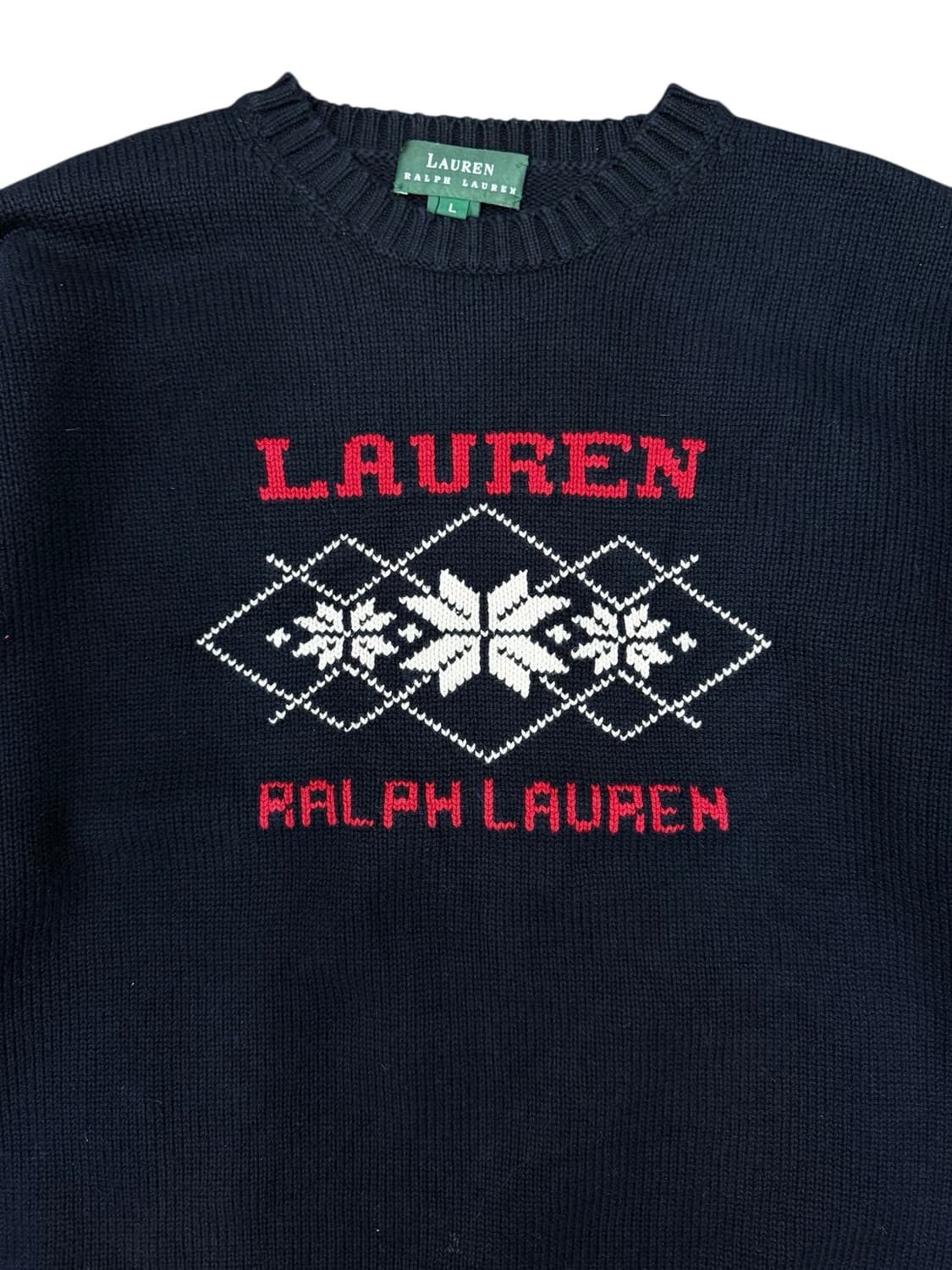 90‘s Ralph Lauren Nordic Logo Sweater 상품이미지4