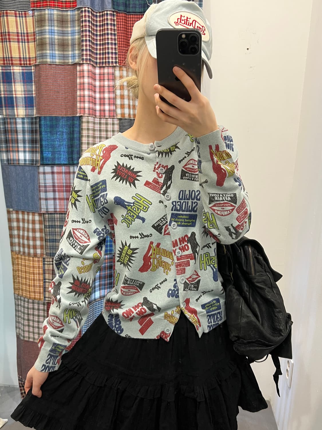 히스테릭 글래머 걸 프린트 가디건 상품이미지1