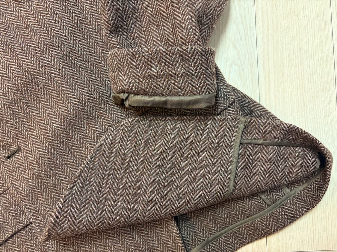 RRL 브라운헤링본 스포츠코트 L 사이즈 판매합니다 상품이미지5