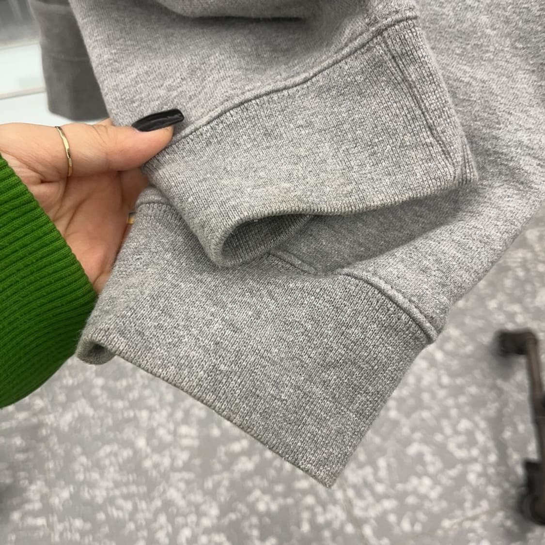 나이키 빈티지 캐주얼 반집업 기모 맨투맨 스웻셔츠 L C07482 상품이미지7