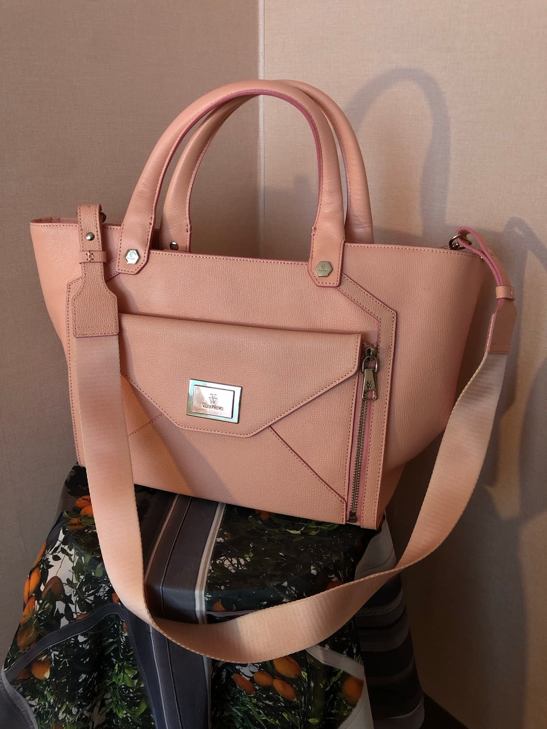 VERA WANG 베라왕 멜로즈백 (피치핑크)  상품이미지6