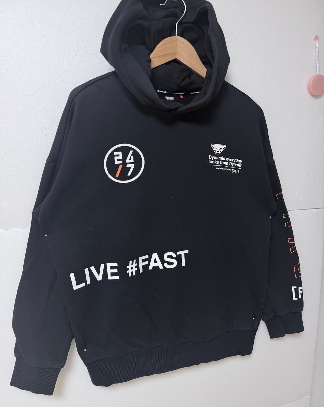 다이나핏(DYNAFIT) 후드티 블랙 트레이닝 M 상품이미지2