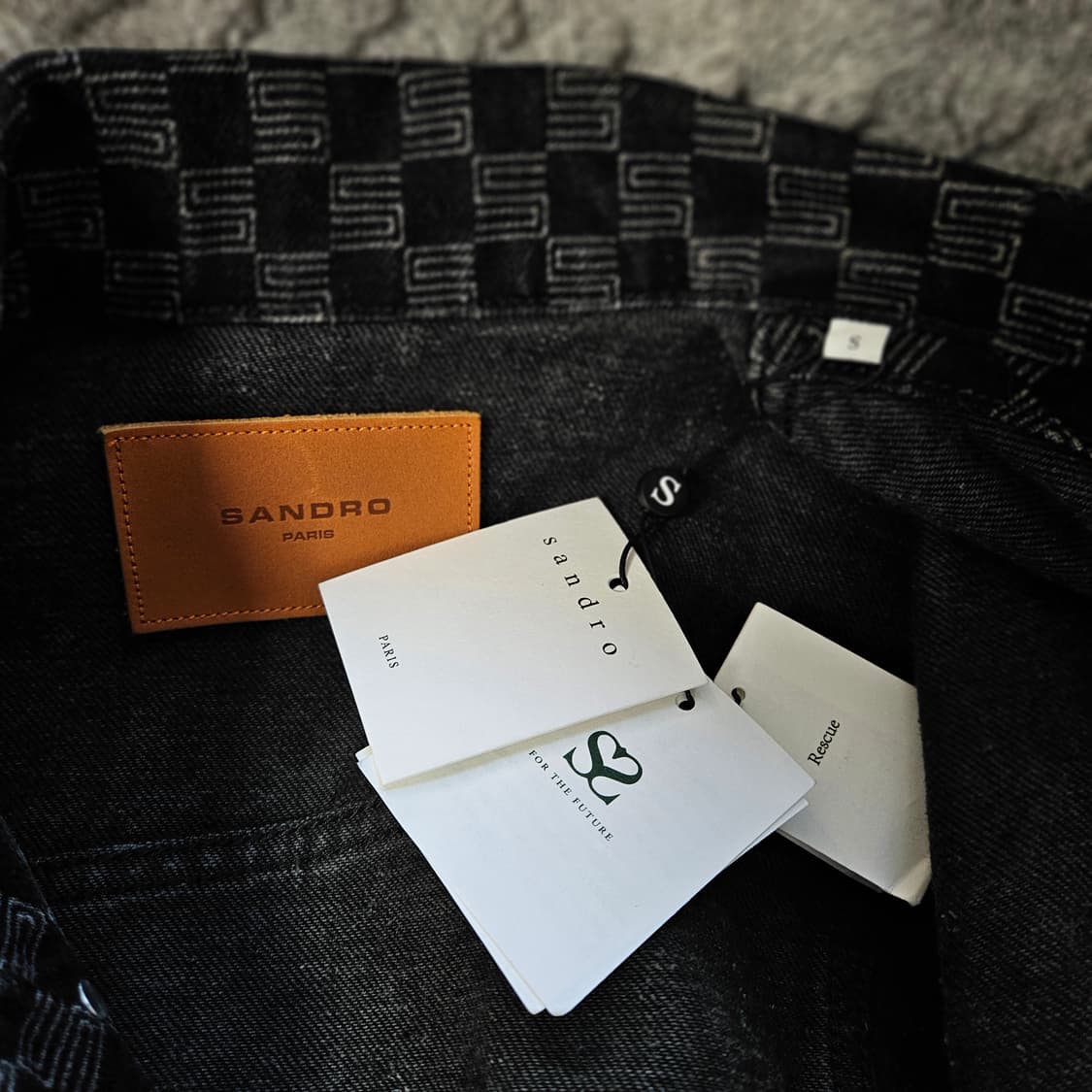 [S]산드로 데님자켓 상품이미지3